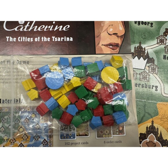Catherine: Cities of the Tsarina Board Game Capstone Games 100% Complete - Picture 6 of 8